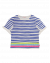 T-shirt  Stribet Blå