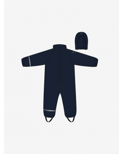 Rainwear Suit - Solid w/fleece Navy