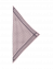 Tørklæde Triangle XS Grey Candy/Rose