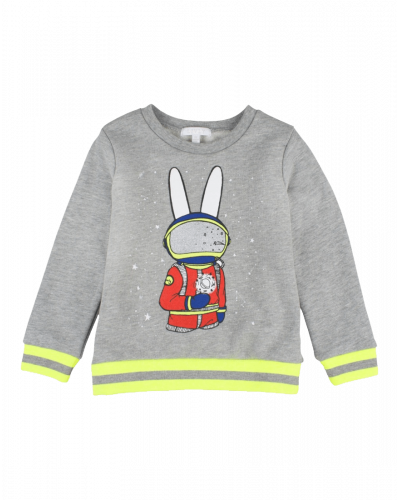 Sweatshirt Bunny Astronaut Grey