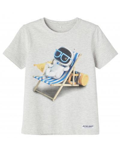 Alexander Astro Bot t-shirt Light Grey Melange