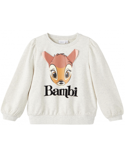 Sweatshirt Med Bambi Peyote Melange
