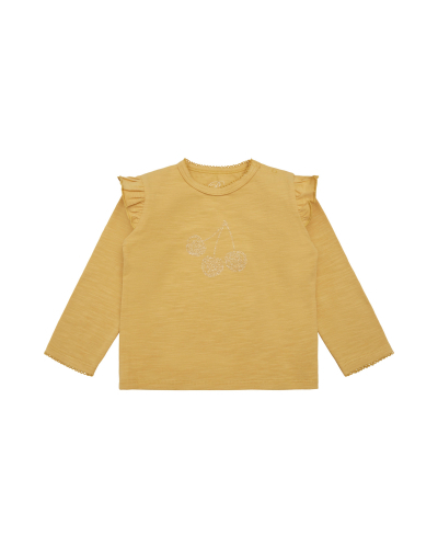 Langærmet T-shirt Elenor Yellow